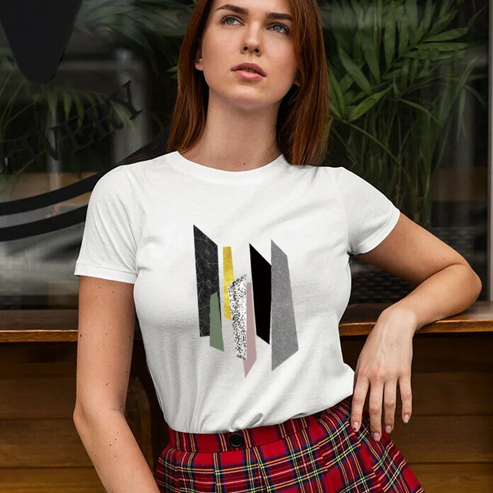 2023 Summer T-shirts Vintage Female Clothing Print Short Sleeve Women T Shirt Harajuku Fashion O-neck Clothes Streetwear Tops - Image 6